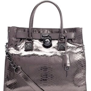 Michael Kors Hamilton snake embossed Handbag